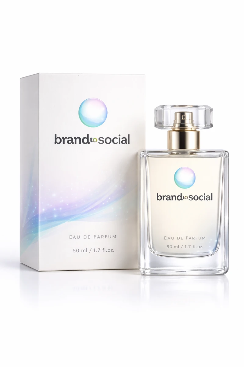 BrandToSocial concept perfume packaging
